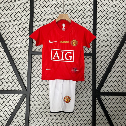 07/08 Manchester United Home Retro Kids Kit