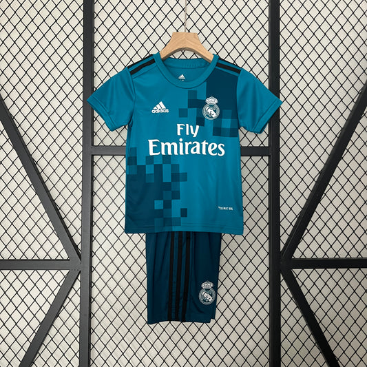 17/18 Real Madrid Third Retro Kids Kit