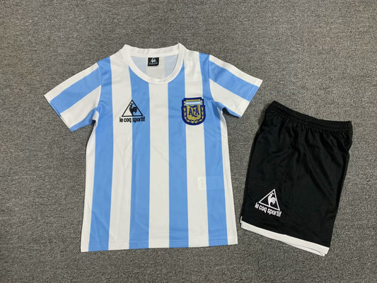 1986 Argentina Home Retro Kids Kit