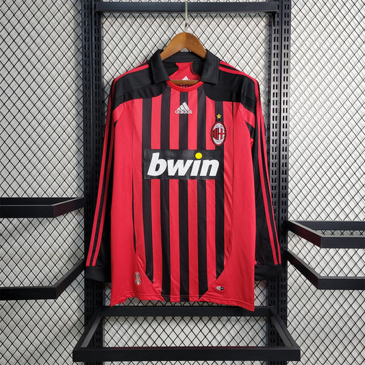 07/08 AC Milan Home Retro Long Sleeve