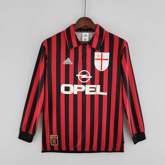 99/00 AC Milan Home Retro Long Sleeve