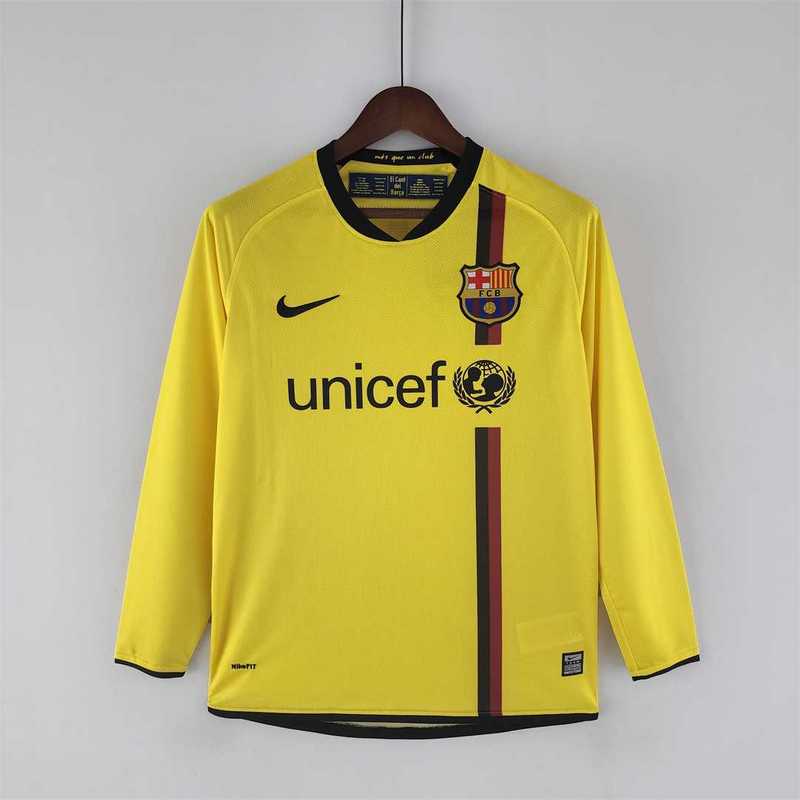 08/09 Barcelona Away Retro Long Sleeve