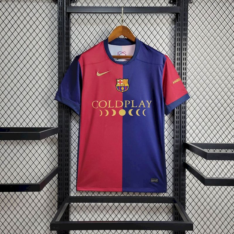 24/25 Barcelona Home Fan Version-Coldplay Edition