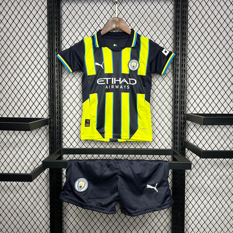 24/25 Manchester City Away Kids Kit