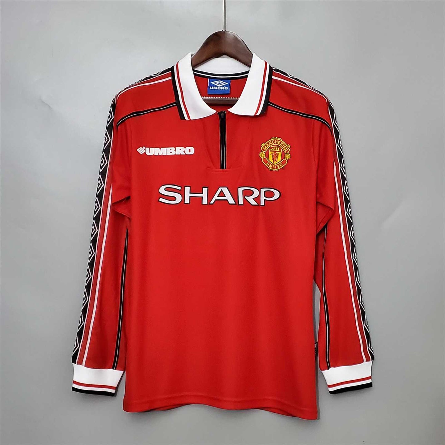 98/99 Manchester United Home Retro Long Sleeve