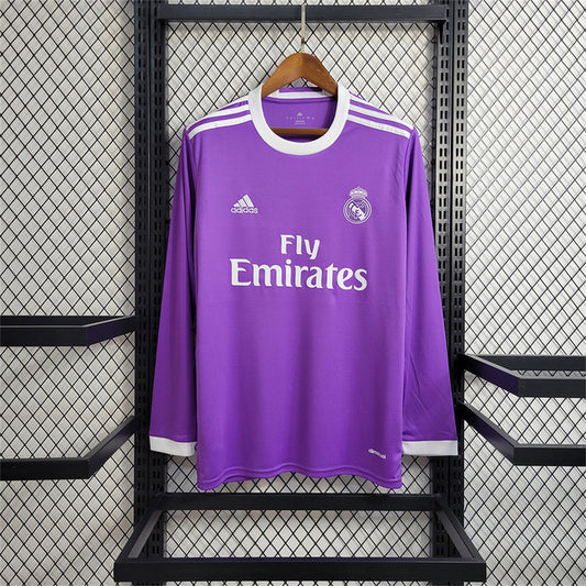 16/17 Real Madrid Away Retro Long Sleeve