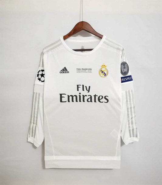 15/16 Real Madrid Home Retro Long Sleeve