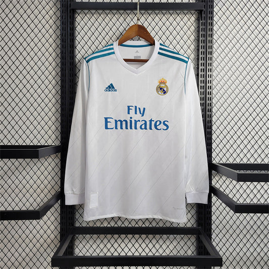 17/18 Real Madrid Home Retro Long Sleeve