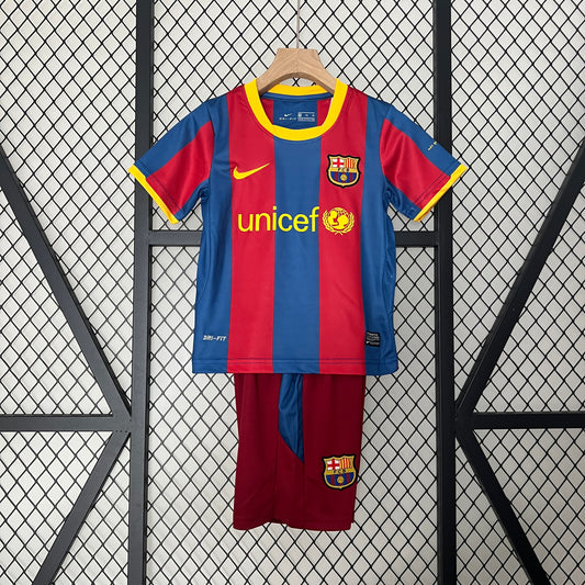 10/11 Barcelona Home Retro Kids Kit