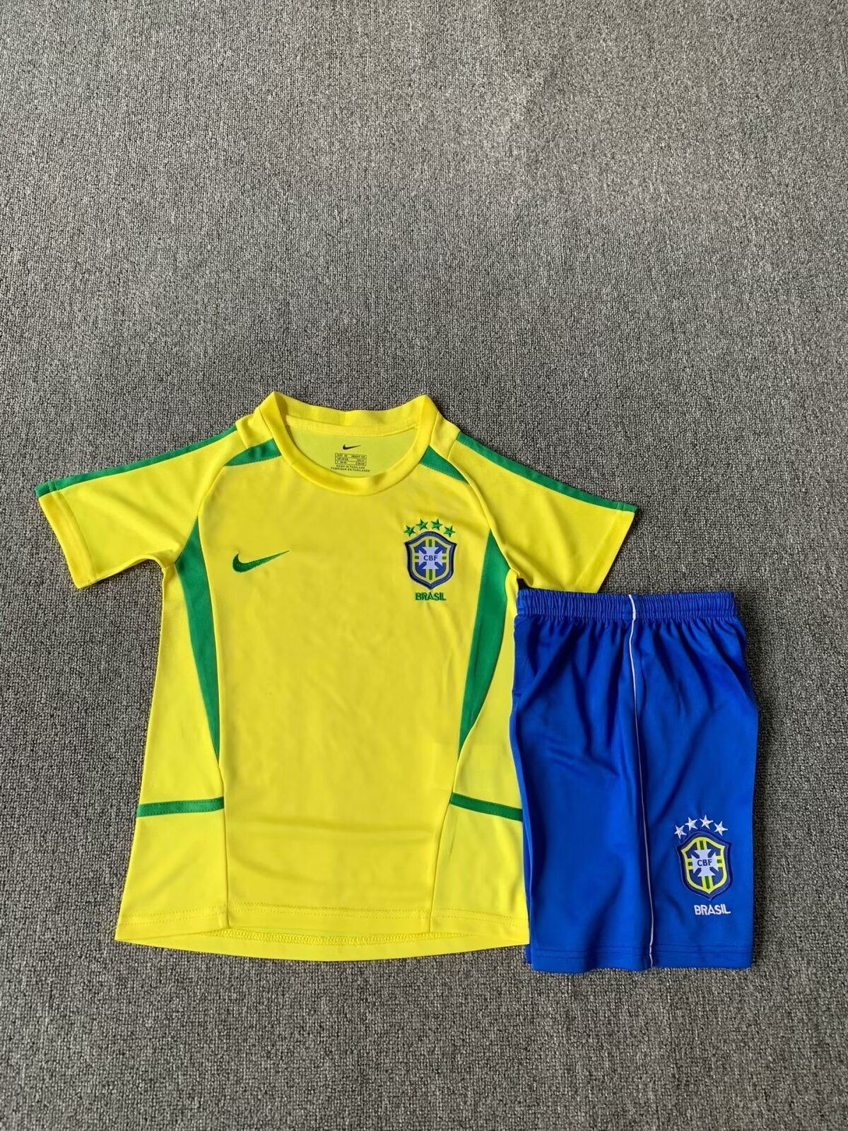 2002 Brazil Home Retro Kids Kit