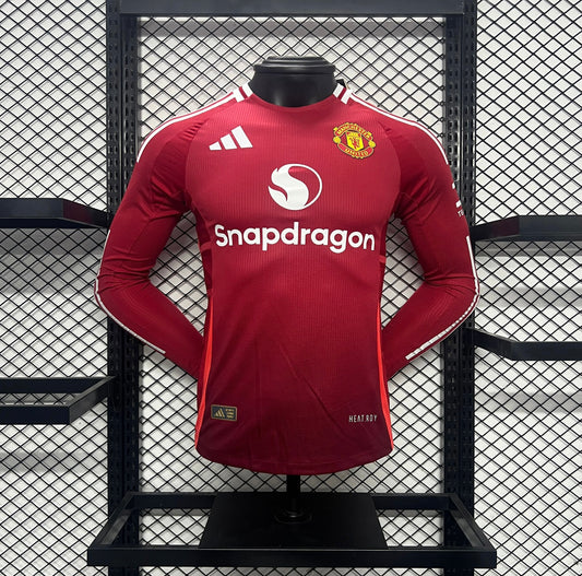 24/25 Manchester United Home Long Sleeve